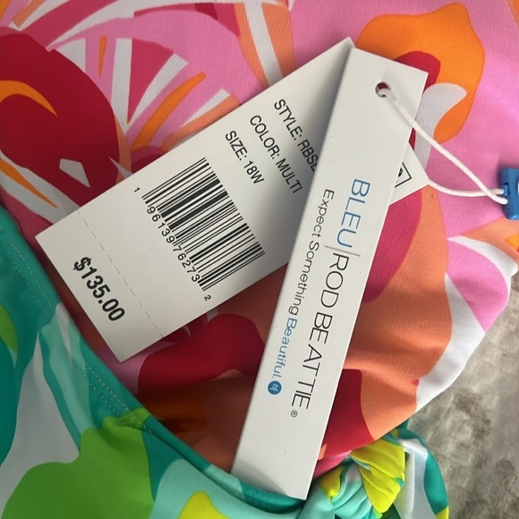 Bleu Rod Beattie Summer Escapes Surplice One Piece Swimsuit - Picture 7 of 8